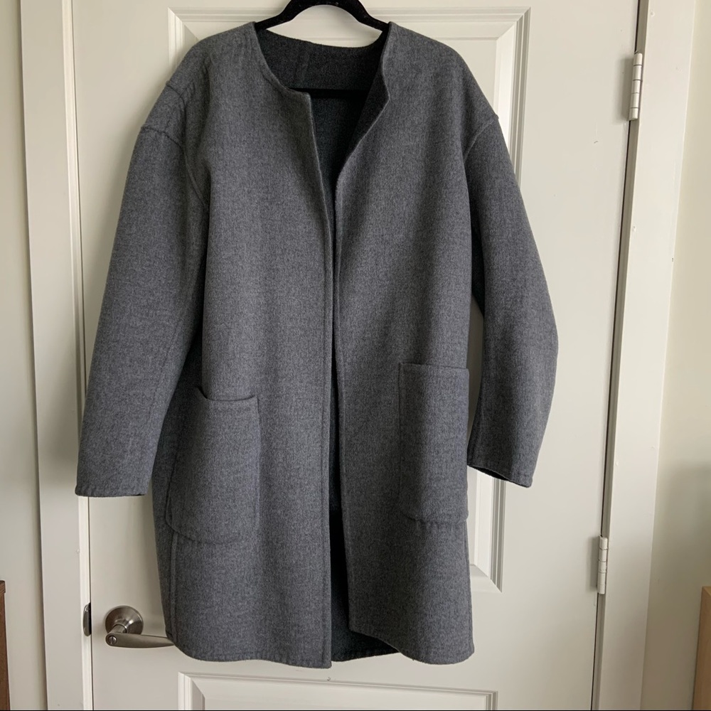 Vince Reversible Midi Coat Sz S